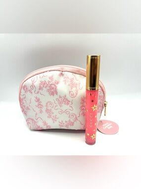 Gucci Lip Gloss & Unbranded Cosmetic Bag